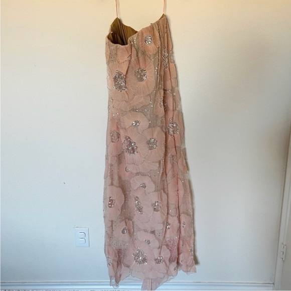 NWT Helsi Margot Floral Embellished Maxi Dress Pink Pearl - Picture 7 of 10